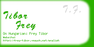 tibor frey business card